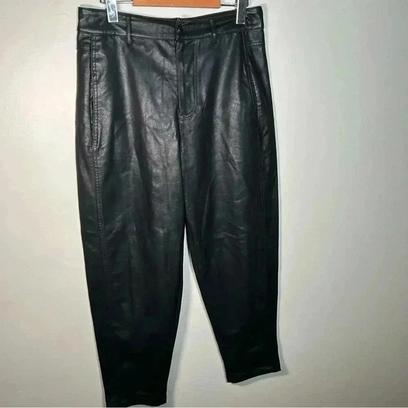 Zara faux leather pants S - Picture 4 of 10